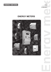 energy meters - MTO electric a/s