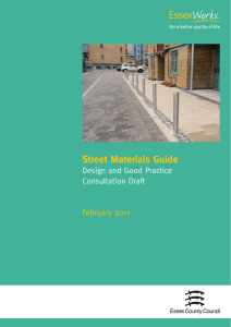 Street Materials Guide
