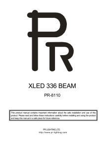 XLED 336 BEAM - Mega Systems