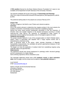 A PhD position financed by the Swiss National Science Foundation