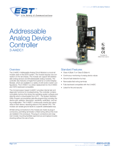 Addressable Analog Device Controller