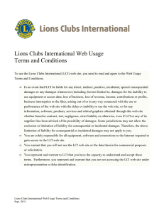Lions Clubs International Web Usage Terms and Conditions