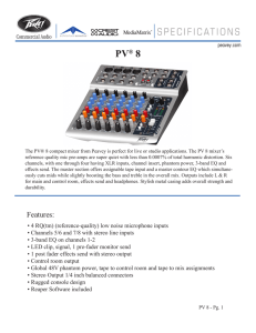 PV 8 Spec Sheet