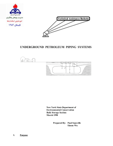 Underground Petroleum Piping Systems