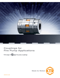 Couplings for Fire Pump Applications