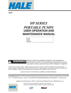 hp series portable pumps