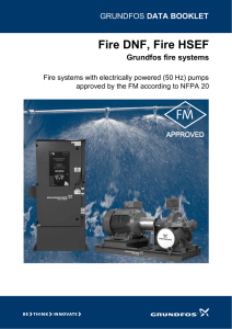 Fire Pumps - Electric - FM-NFPA20 - DNF, HSEF