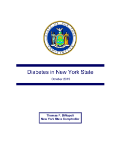 Diabetes in New York State - Office of the State Comptroller