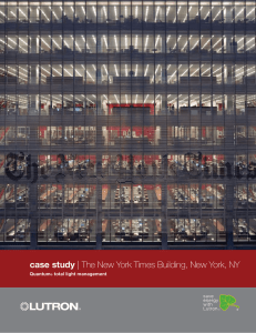 case study | The New York Times Building, New York, NY