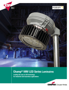 Champ® VMV LED Series Luminaires