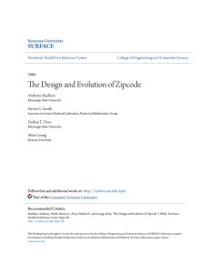 The Design and Evolution of Zipcode - SUrface