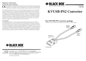 KVUSB-PS2 Converter