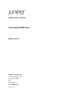 Generating Public Keys