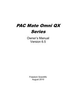What is PAC Mate Omni?
