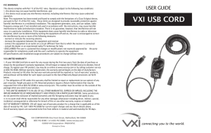 VXI USB CORD - VXicorp.com