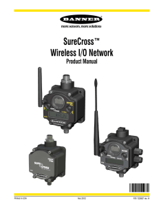 SureCross™ Wireless I/O Network
