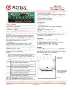 ARM-44 - Potter Electric Signal Company, LLC