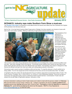 Got to Be NC newsletter - Got To Be NC Agriculture