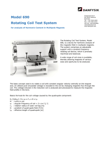 Model 690 Rotating Coil Test System