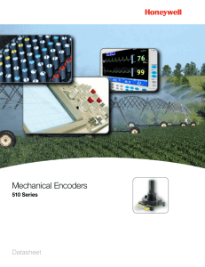 Mechanical Encoders, 510 Series, Datasheet