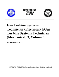 Gas Turbine Systems Technician (Electrical) 3/Gas Turbine Systems