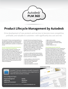 Product Lifecycle Management by Autodesk