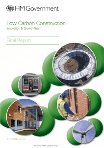 Low Carbon Construction Innovation and Growth Team