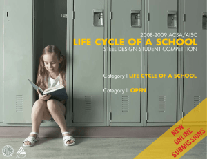 Life CyCLe of a SChooL - Association of Collegiate Schools of