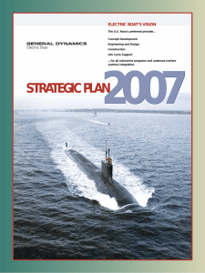 strategic plan - General Dynamics Electric Boat