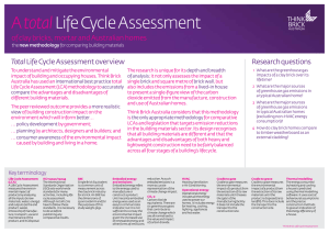 A totalLife Cycle Assessment
