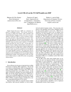 Level-3 BLAS on the TI C6678 multi