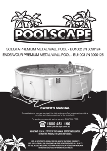 solista premium metal wall pool