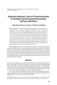 Hypoxia-Induced Loss of Consciousness in Multiple
