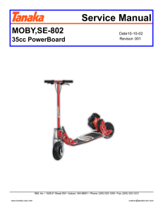 Service Manual - Monster Scooter Parts