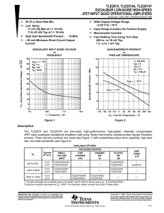 tle2074, tle2074a, tle2074y excalibur low-noise high