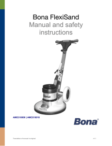 Bona FlexiSand Manual (english)