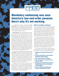 Mandatory sentencing - Prison Policy Initiative