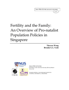 Fertility and the Family: An Overview of Pro