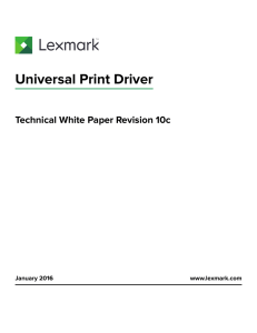 Universal Print Driver