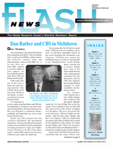 Dan Rather and CBS in Meltdown