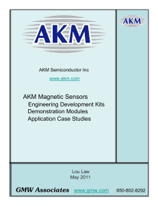 AKM Magnetic Sensors Engineering and