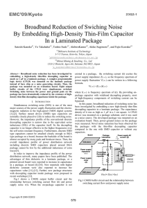 Broadband Reduction of Swiching Noise By Embedding High