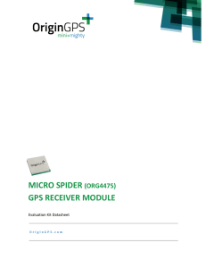 micro spider (org4475) gps receiver module