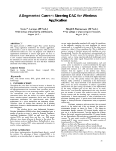 A Segmented Current Steering DAC for Wireless