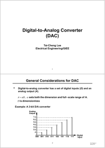 Digital-to-Analog Converter (DAC)