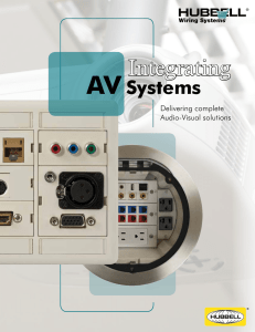 Integrating AV Systems - Hubbell Premise Wiring