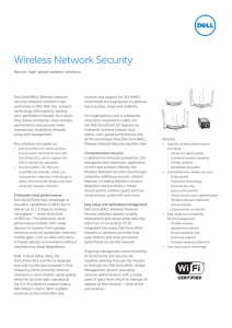 Dell SonicWALL Wireless Network Security A4 English