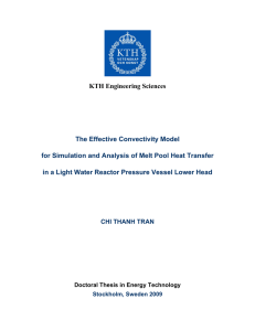 KTH Engineering Sciences The Effective Convectivity Model for