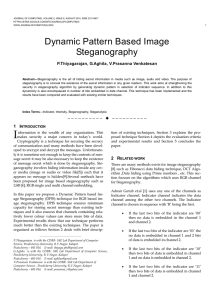 Dynamic Pattern Based Image Steganography