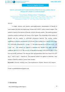 ISSN: 2455-6653 Journal of Applied Science